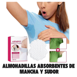 2x1 Almohadilla antitranspirante para axilas. Elimina el mal olor y Evita Las Manchas 2x1