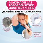 2x1 Almohadilla antitranspirante para axilas. Elimina el mal olor y Evita Las Manchas 2x1