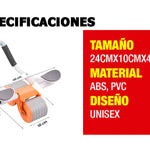 RUEDA ABDOMINAL CON REBOTE AUTOMÁTICO. 2 REPOSA CODOS + TEMPORIZADOR GRATIS